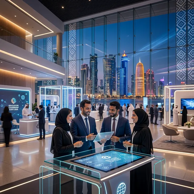 Hero image for the Qatar Education Leadership Expo 2026 Complete Guide