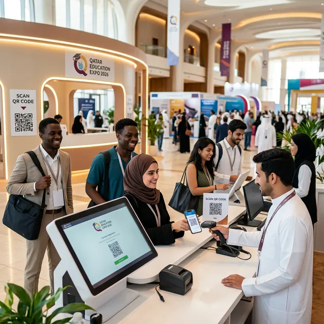 Students registering for QELE 2026